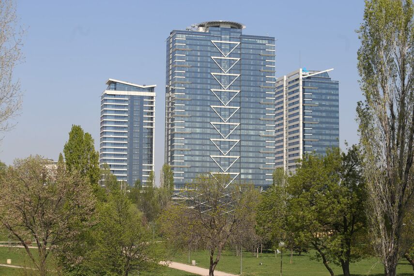 CW 86 Standard Hliníkové fasády a CW 86-EF Hliníkové fasády - Bytový komplex Millennium Centre Towers se nachází v Sofia, Bulgarije