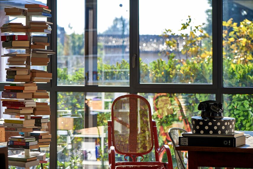 ConceptPatio 130 Hliníkové posuvné systémy, CS 86-HI (c) Zrušené systémy, SlimLine 38 Standard Hliníková okna a SlimLine 38 Classic Hliníková okna - Villa Villa Treviso se nachází v Treviso, Itálie