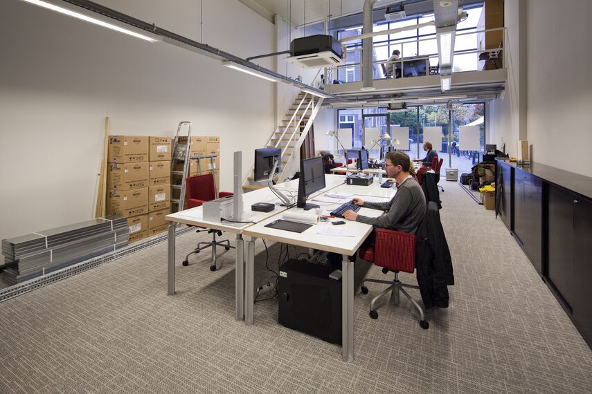 ConceptSystem 68 Hliníková okna a CS 38-SL Zrušené systémy - Business center De Plint se nachází v Tilburg, Nizozemí