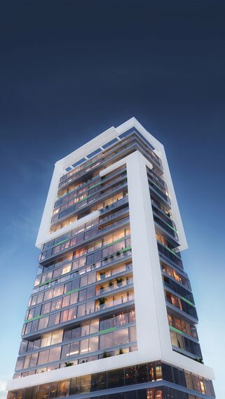 HiFinity Hliníkové posuvné systémy - Bytový komplex Black Forest Building 11 se nachází v Shanghai, Čína