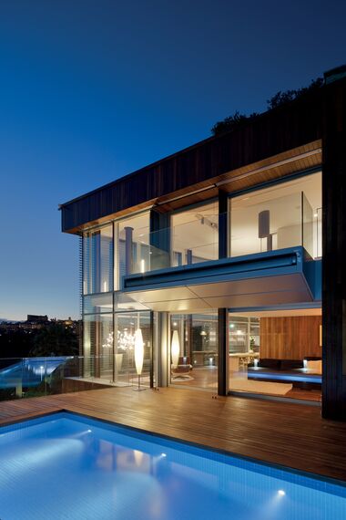 ConceptWall 60 Hliníkové fasády a ConceptPatio 130 Hliníkové posuvné systémy - Private House El Papiol se nachází v Barcelona, Španělsko