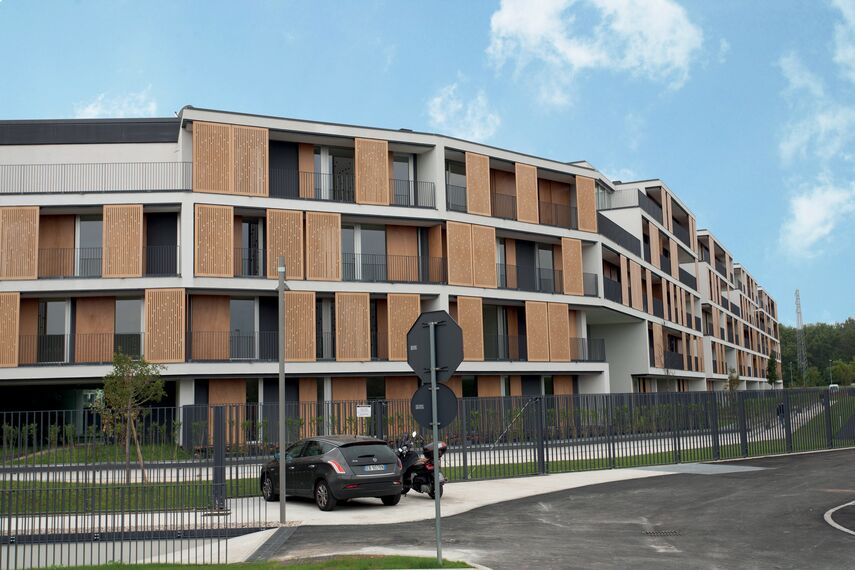 ConceptSystem 77 Hliníkové dveře - Office building Milanofiori 2000 se nachází v Milan, Itálie