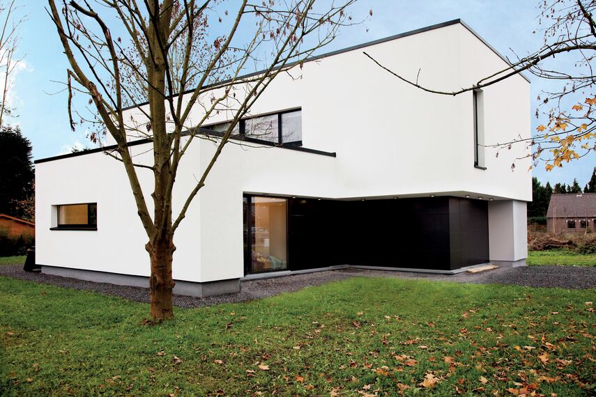 ConceptPatio 130 Hliníkové posuvné systémy a CS 86-HI (c) Zrušené systémy - Villa Passive House se nachází v Ath, België