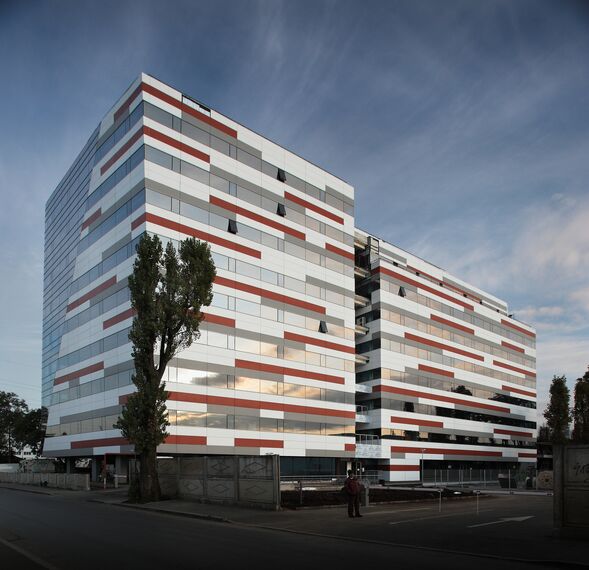 ConceptWall 50 Hliníkové fasády - Office building RAMS Business centre se nachází v Bucharest, Rumunsko