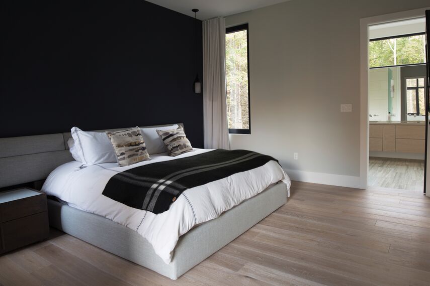 ConceptWall 50 Hliníkové fasády a ConceptSystem 77 Hliníková okna - Forest View Residence se nachází vKanada