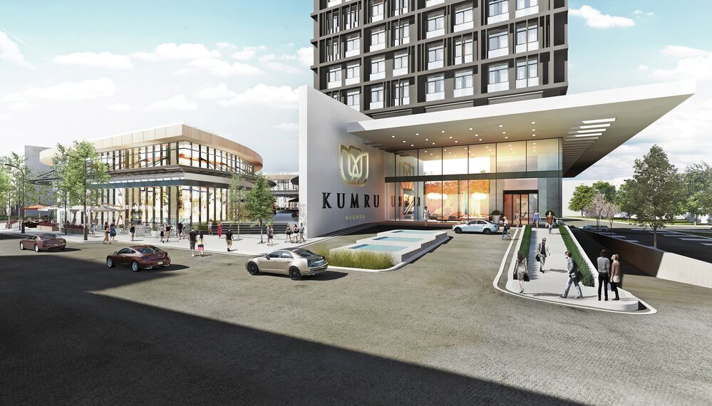 ConceptWall 50 Hliníkové fasády, ConceptSystem 68 Hliníková okna a ConceptSystem 59 Hliníková okna - Kuzu Kumru se nachází v Ankara, krocan