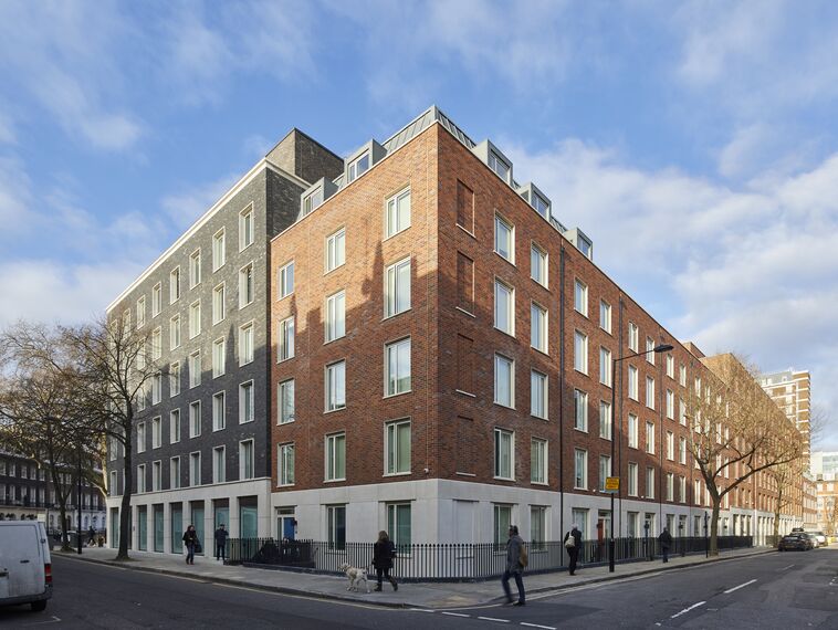 CS 38-SL Zrušené systémy - Bytový komplex Cartwright Gardens se nachází v London, Spojené království