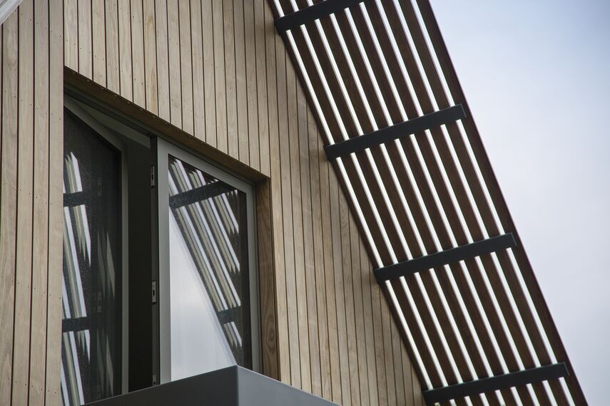 CS 86-HI (c) Zrušené systémy, ConceptWall 50 Hliníkové fasády a HiFinity Hliníkové posuvné systémy - Forest villa Voorschoten se nachází v Voorschoten, Nizozemí