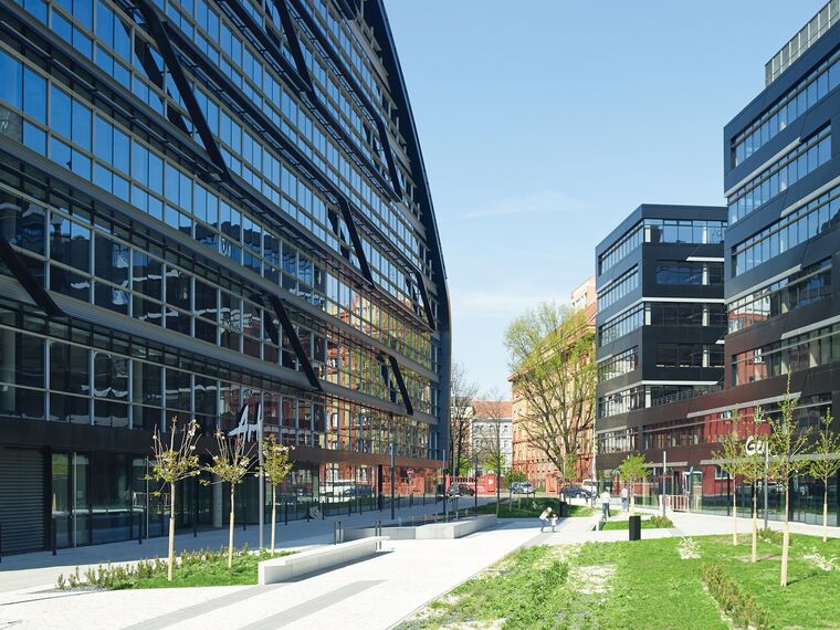 CS 86-HI (c) Zrušené systémy a ConceptWall 50 Hliníkové fasády - Office building ArtGen se nachází v Prague, Česká republika