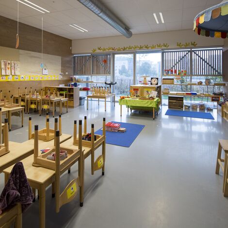 CS 38-SL Zrušené systémy a SlimLine 38 Hliníková okna - Boarding school Children's Campus Zuidas se nachází v Amsterdam, Nizozemí