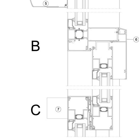 ConceptSystem 77 Hliníkové dveře, ConceptFolding 77 Hliníkové posuvné systémy a ConceptWall 50 Hliníkové fasády - Philips Light Tower Lofts se nachází v Eindhoven, Nizozemí