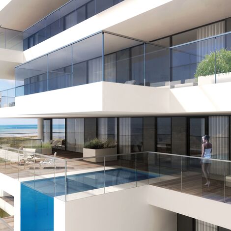 ConceptSystem 77 Hliníková okna a ConceptWall 50 Hliníkové fasády - Baelskaai 12 (Oosteroever) se nachází v Oostende, België