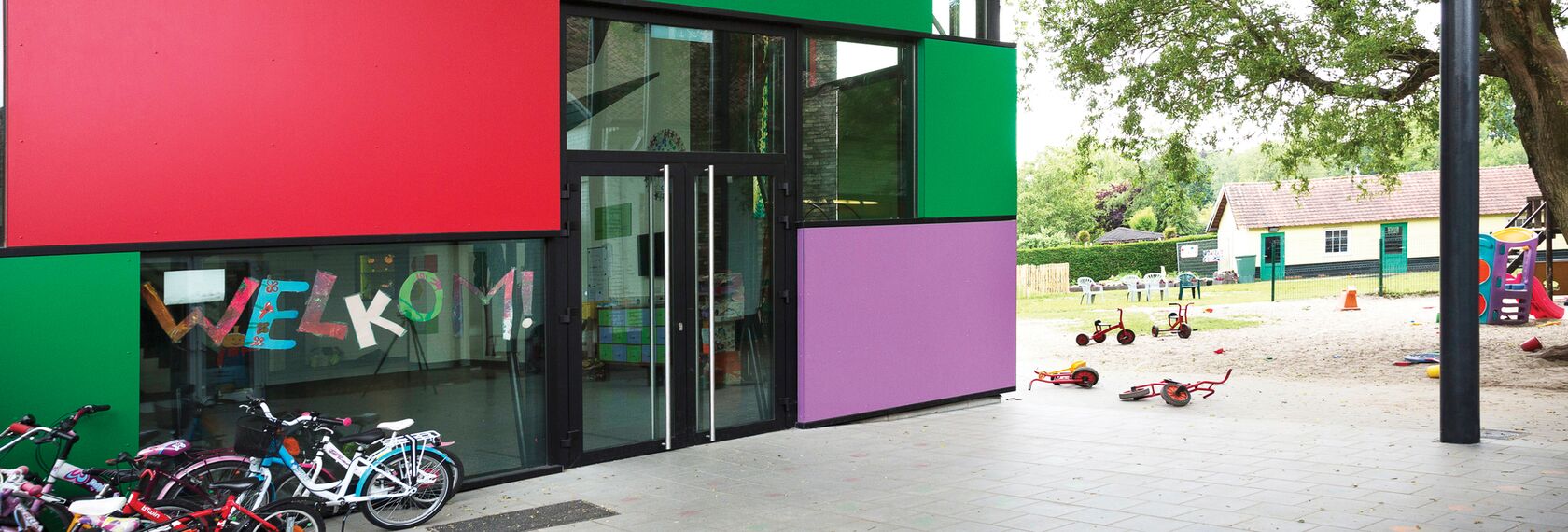 CS 86-HI (c) Zrušené systémy - Elementary School 't Groen Drieske se nachází v Gent, België