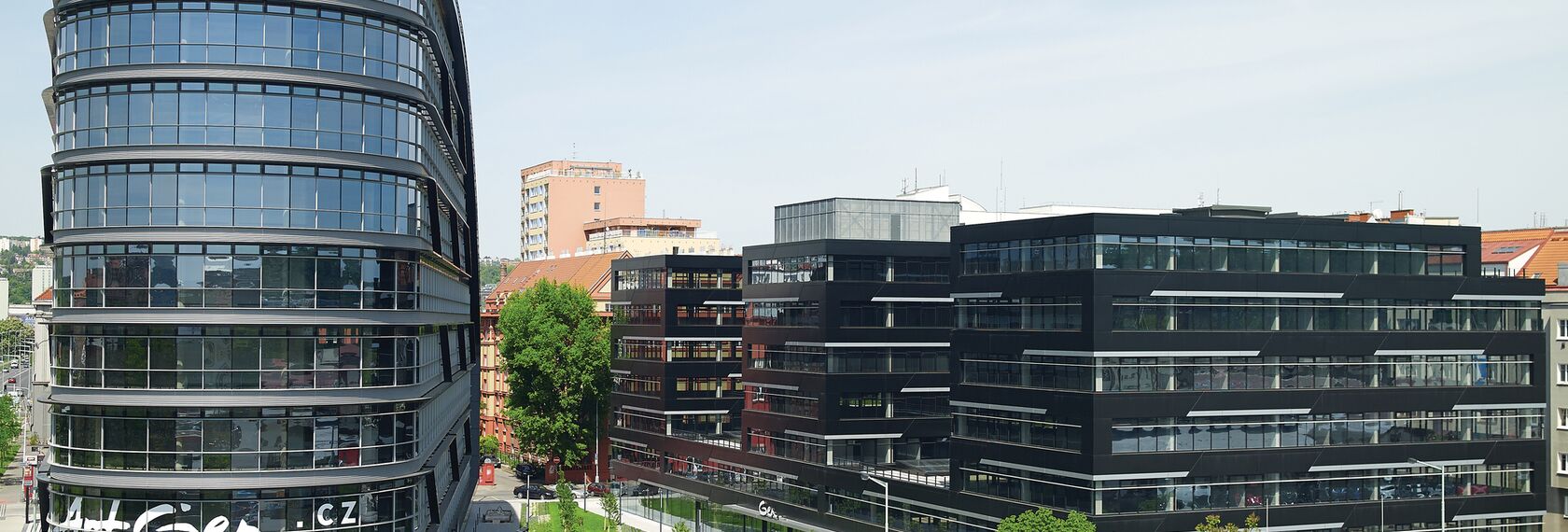 CS 86-HI (c) Zrušené systémy a ConceptWall 50 Hliníkové fasády - Office building ArtGen se nachází v Prague, Česká republika