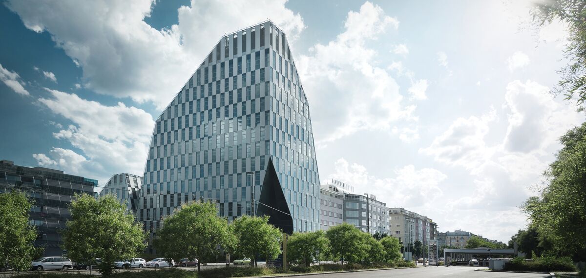 CW 86 Standard Hliníkové fasády a CW 86-EF Hliníkové fasády - Office building Crystal se nachází v Prague, Česká republika