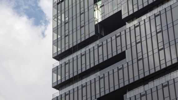 ConceptWall 60 Hliníkové fasády, HiFinity Hliníkové posuvné systémy a ConceptSystem 68 Hliníkové dveře - Bytový komplex Now Bomonti se nachází v Istanbul, krocan