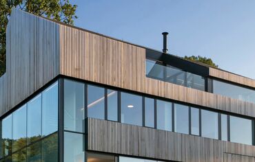 Private home on grassy hill in Stavelot, Belgium.